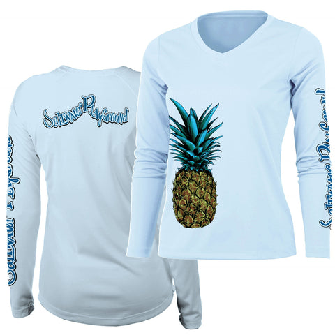 Pineapple V-Neck UPF
